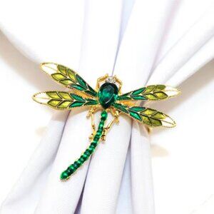 🍏50% OFF/3+...Green Dragonfly Brooch/Pendant